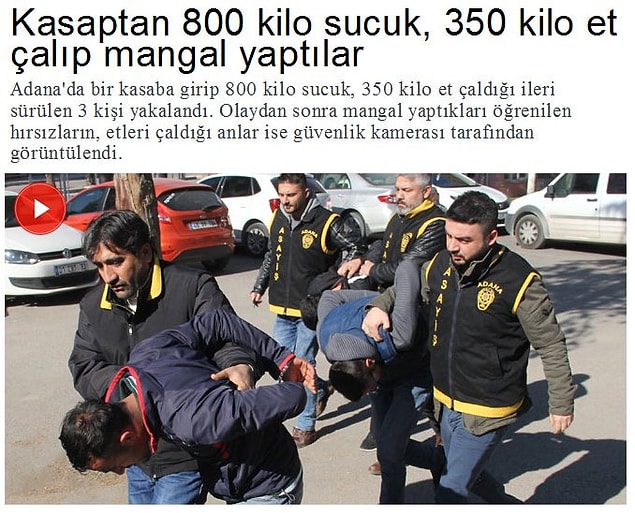 9. Midelerine düşkündürler...