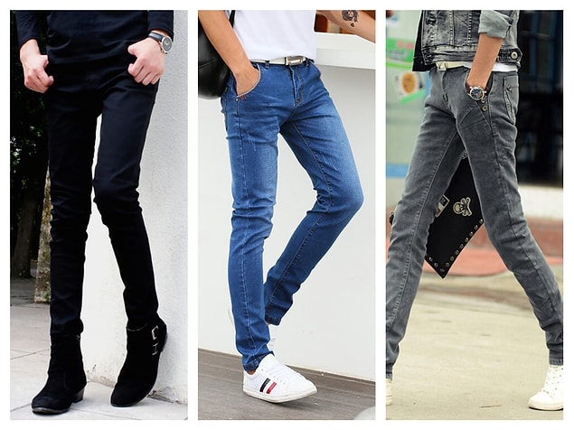 6. Blue Jean, Siyah ve Gri Pantolon