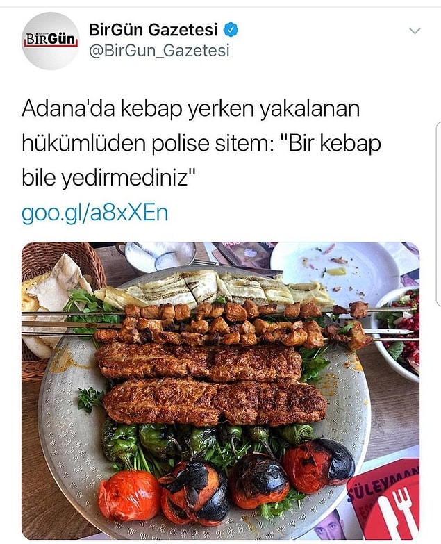 15. Kebap kutsallarıdır. 😍