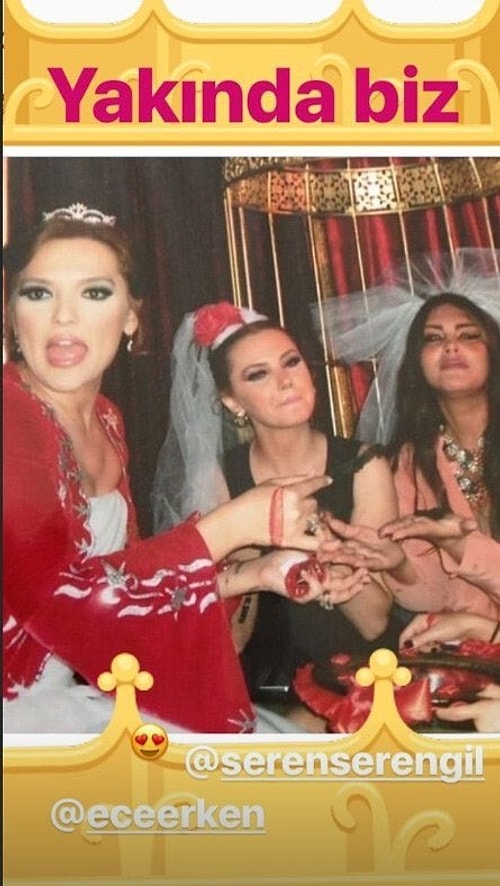 Aynı zamanda Seren Serengil, düğün bahanesiyle Demet Akalın'la da barışmış oldu.
