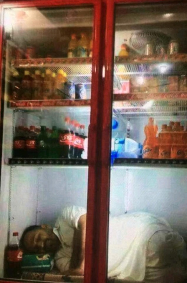11. "Hooop ben şurada bir sızayım."