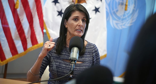ABD'nin BM Büyükelçisi Nikki Haley, BMGK kararına bakılmaksızın Suriye'ye müdahale edileceğini açıkladı.