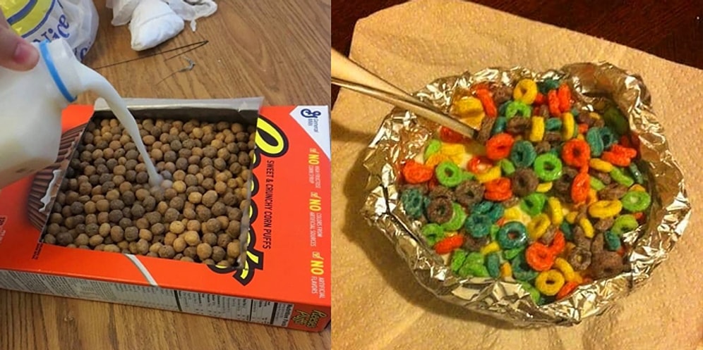 11 людей, которые доказали, что отсутствие посуды - не повод отложить обед