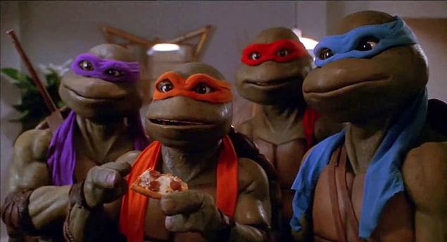 3. Dünyanın en güzel pizzalarını yiyen, dövüşçü yeşil hayvanlar: Ninja Kablumbağalar