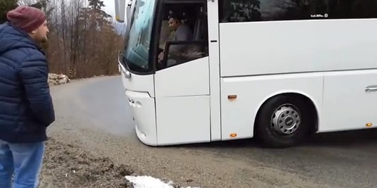Ben Hallederim Diye Direksiyon Başına Geçip Otobüsü Uçuruma Götüren Adam