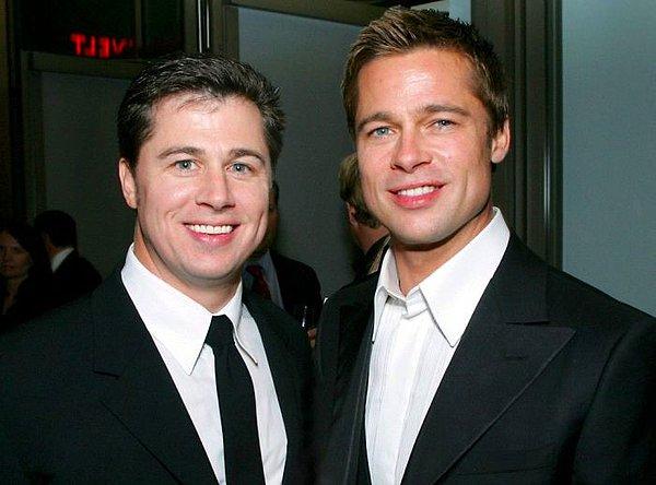 3. Brad Pitt ve kardeşi Doug