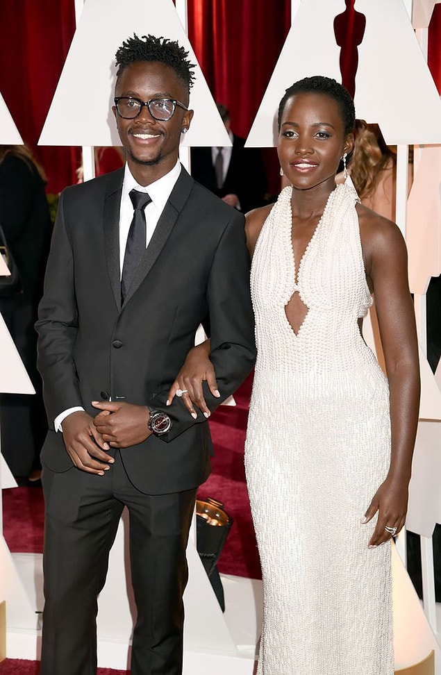 29. Lupita Nyong'o ve kardeşi Peter