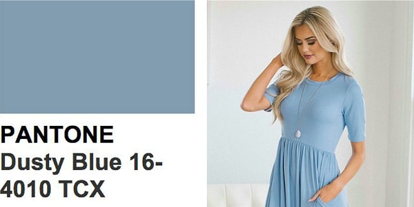 Цвет твоей весны - пыльный голубой!