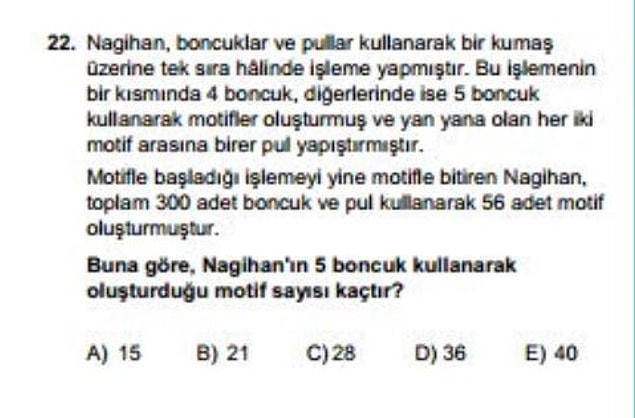 15. Gelinlerin Tatlı Telaşı sayfasına girme sorusu mu bu?