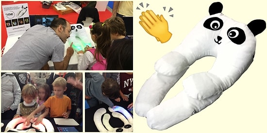 Otizmli Çocuklar İçin Mükemmel Bir Proje: İnteraktif Panda Formunda Giyilebilir Yastık Oyuncak Plusme