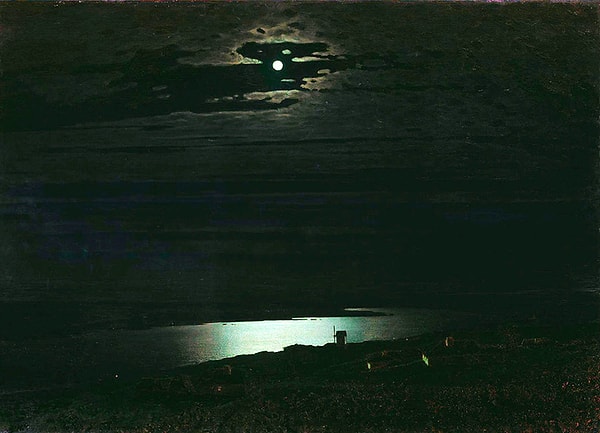 5. Какое название носит эта меланхоличная картина русского мастера пейзажной живописи Архипа Куинджи?