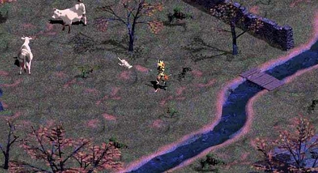 Diablo'da ineklerle dolu bir bölüm hiç var olmadı.
