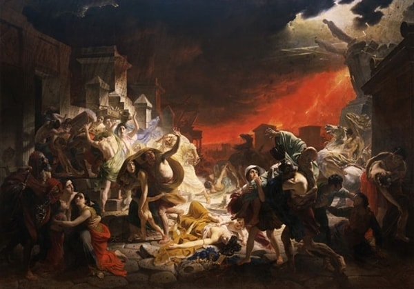 8. Вспомним античную историю. Какой город был стерт с лица Земли в результате извержения вулкана Везувия?