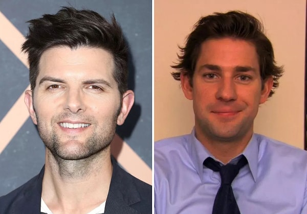 12. Адам Скотт - Джим Халперт ("Офис")