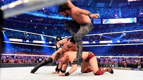 The Miz vs. Seth Rollins vs. Finn Bálor - Intercontinental Championship