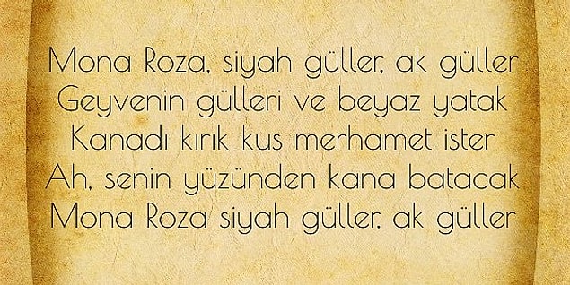 5. "Mona Roza" şiiri, hangi şairimize aittir?