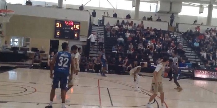 Basketbol Maçında Yaptığı Hareketle Rakip Oyuncuları Hayata Küstüren Liseli