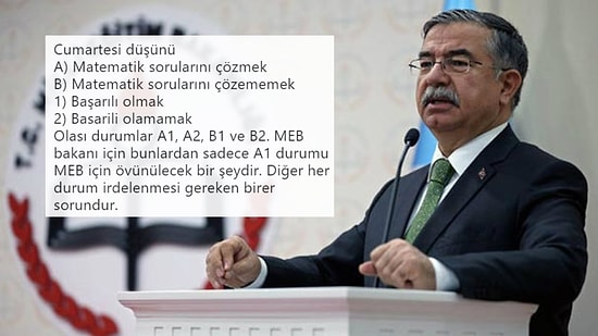Milli Eğitim Bakanı Yılmaz'ın Açıklamaları Tepkilerin Odağında: 'Bütün Soruları Çözdü Hiçbir Şey Olamadı, Hiç Çözemedi Ama Çok Başarılı'