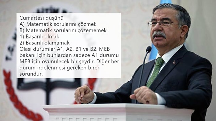 Milli Eğitim Bakanı Yılmaz'ın Açıklamaları Tepkilerin Odağında: 'Bütün Soruları Çözdü Hiçbir Şey Olamadı, Hiç Çözemedi Ama Çok Başarılı'