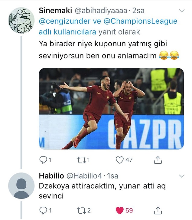 9. Sevinç ve şok. :)