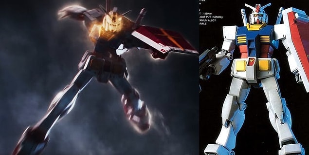 12. Ünlü anime Gundam'ın da önemli bir rolü vardı.
