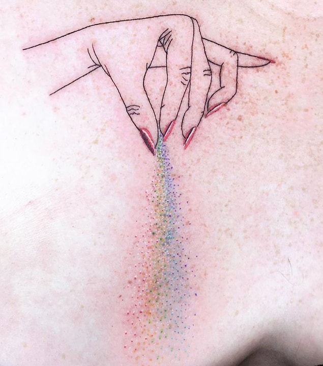 10. Gökkuşağı tozları. 🌈
