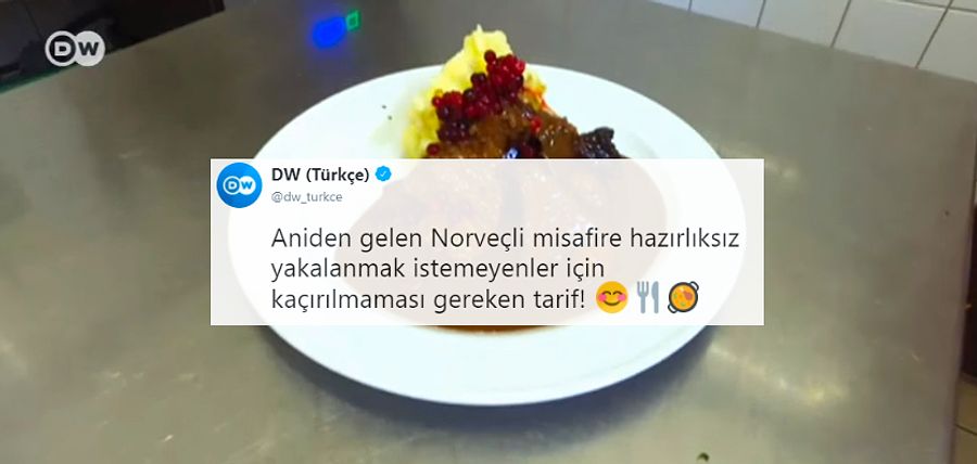 Norvecli Misafire Hazirliksiz Yakalanmayin Dw Turkce Twitter Dan Norvec Usulu Geyik Kizartmasi Tarifi Paylasirsa Onedio Com