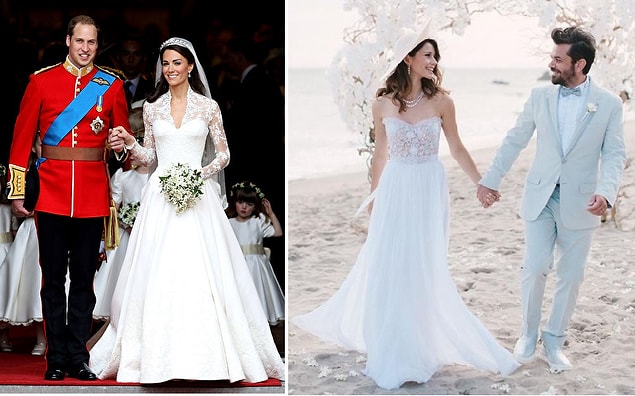 8. Ünlülerin gelinliklerini inceleyin.