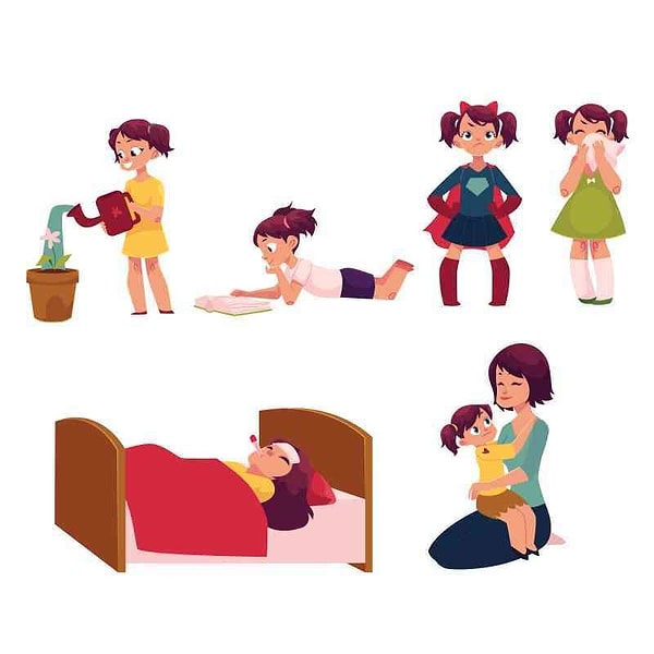 Если вы ответили, что мама ребенка женщина справа: