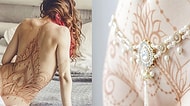 Erotizm ve Hint Kına Sanatının Kadın Vücudunda Adeta Raks Ettiği Bu 35 Fotoğraftan Gözlerinizi Alamayacaksınız!