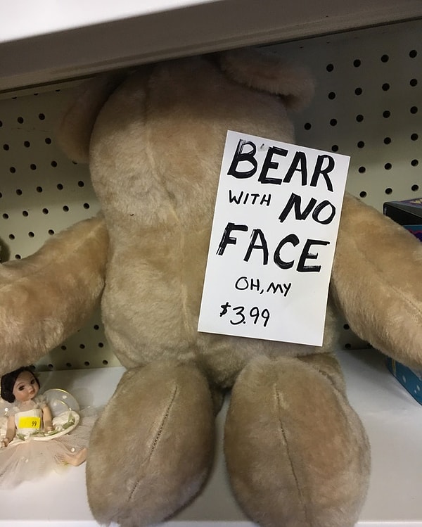 1. "Медведь без лица". "Лучший" подарок для будущих маленьких невротиков?