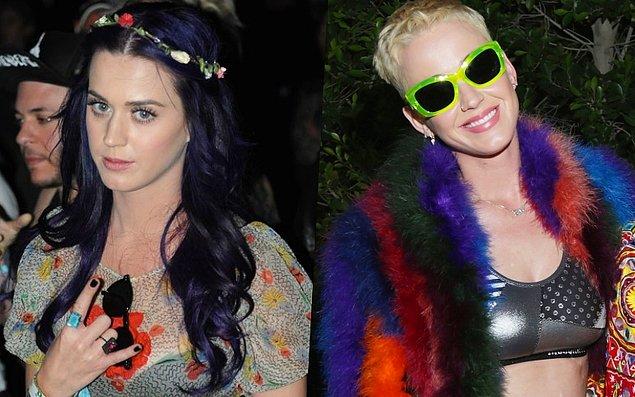 2013 ve 2017 yılından: Katy Perry