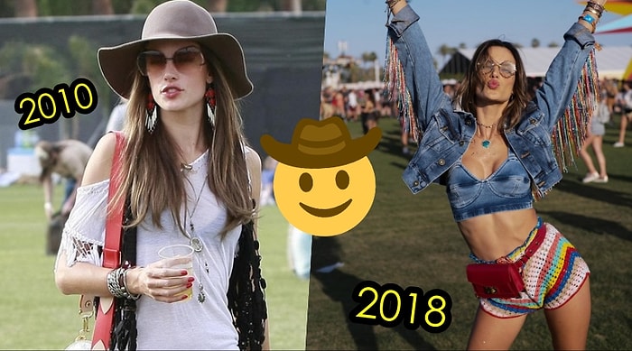 Hem Cool Hem Şık Olmak Zor: Dünden Bugüne Ünlülerin Coachella Stillerini Karşılaştırıyoruz!