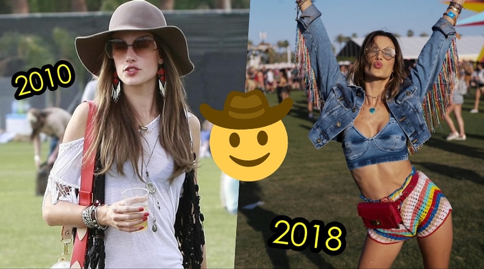 Hem Cool Hem Şık Olmak Zor: Dünden Bugüne Ünlülerin Coachella Stillerini Karşılaştırıyoruz!