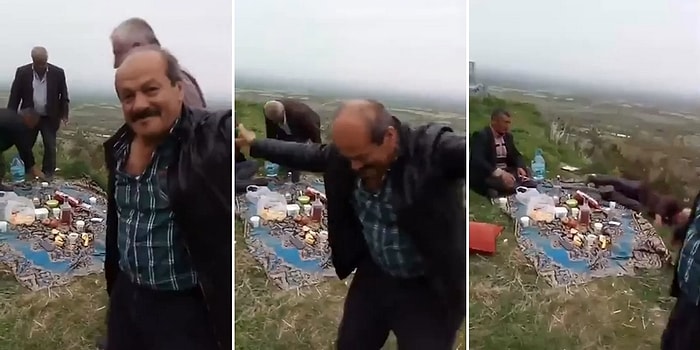 Alkolü Fazla Kaçırınca Tepeden Aşağı Yuvarlanan Adam