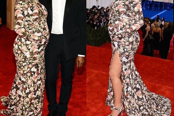 9. Какая знаменитость надела вот это цветочное платье, тем самым поспособствовав созданию кучи мемов?