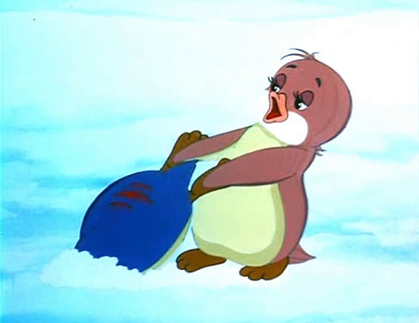 Но немного погодя, на него нападают чайки-поморники, и он получает увечья.