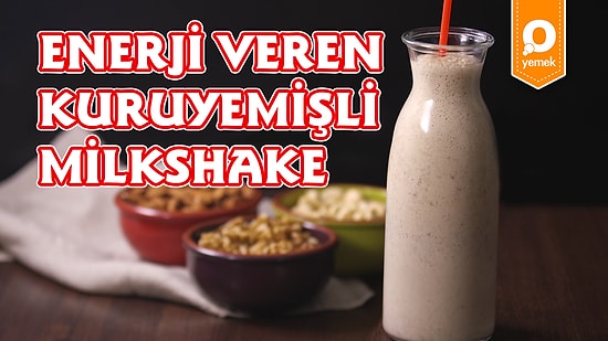 Bütün Lezzetleri Bir Bardağa Doldurduk! Enerji Veren Kuruyemişli Milkshake Nasıl Yapılır?