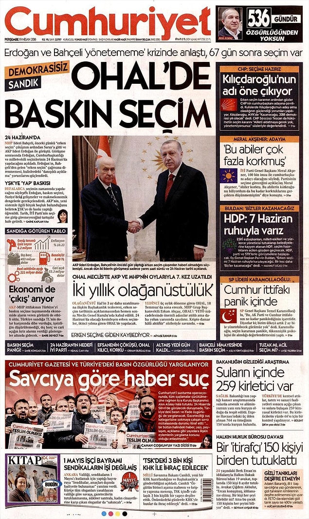 7. Cumhuriyet: OHAL'de baskın seçim