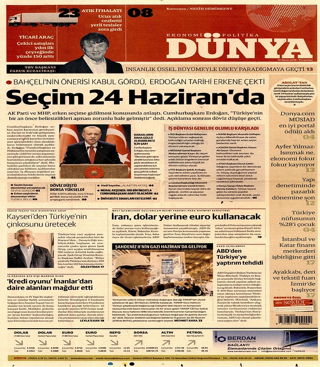 24. Dünya: Seçim 24 Haziran'da