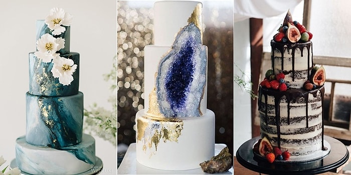 Pastanın da Modası mı Olurmuş Demeyin! Karşınızda 2018 Düğün Pastası Trendleri