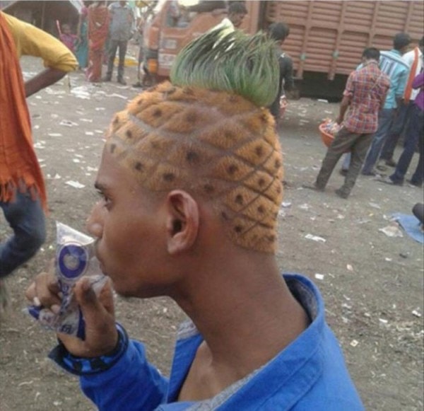 5. Человек-ананас.