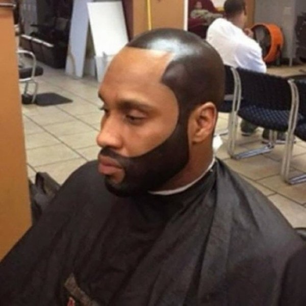 10. Этому парню тоже повезло с парикмахером, который тоже умеет рисовать маркером.