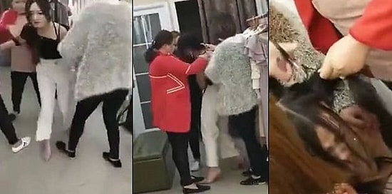 Kocasının Metresini Yakaladığı Mağazada Paramparça Eden Kadın