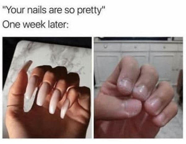 12. Однако как бы вы ни старались, красивый маникюр - вещь временная 🤷♀️