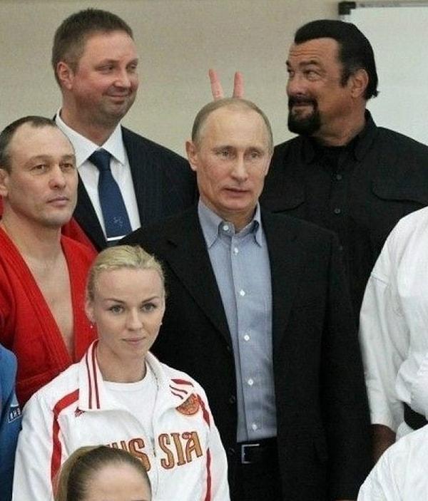 11. Steven Seagal'in bir Rus dövüş sporları okulunda Putin'e yaptığı sanılan bu iddialı şaka da aslında tamamen uydurma.