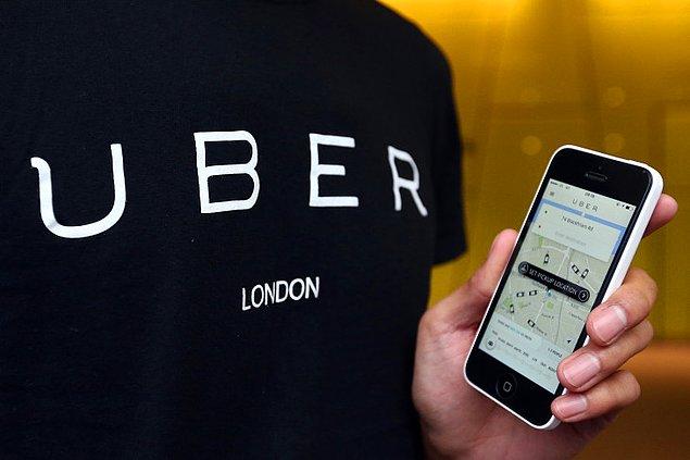 Uber Londra'da çok yoğun bir biçimde kullanılıyor.