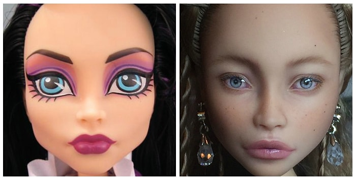 Вы не поверите, во что превращает шаблонные куклы эта украинская художница!