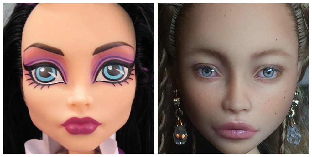 Вы не поверите, во что превращает шаблонные куклы эта украинская художница!