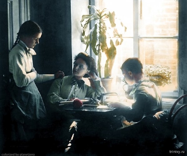 13. Семья знаменитого русского фотографа и основоположника жанра художественной фотографии Андрея Осиповича Карелина.